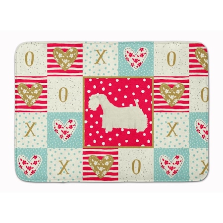 Carolines Treasures 19 x 27 in. Sealyham Terrier Love Machine Washable Memory Foam Mat CK5951RUG